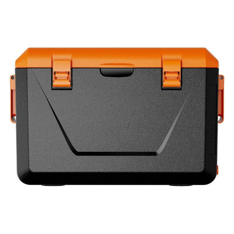 Portable 63 Quart Hard Cooler - 90-Can Capacity Insulated Ice Chest with Cup Holder, Impact-Resistant for Camping, RV Trips & Beach Days