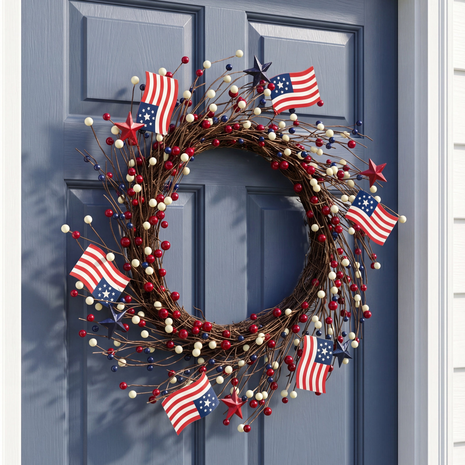 22" Independence Day Wreath