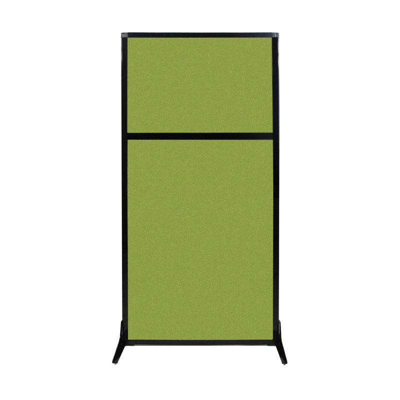 Cloison de poste de travail, Vert lime, 33"