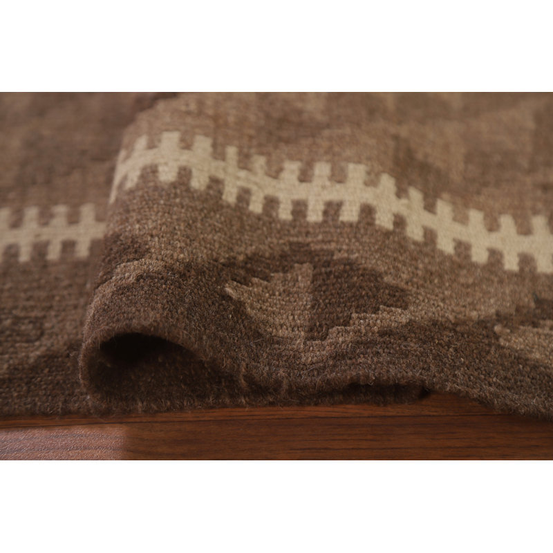 Reversible Wool Kilim Oriental Area Rug 3x4
