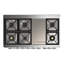Majestic III Series 48 Inch Dual Fuel Range with 5 Sealed Burners, Griddle, Frenchtop in Matte Graphite (Liquid Propane, Burnished Trim)-934303585-934303593-934303599