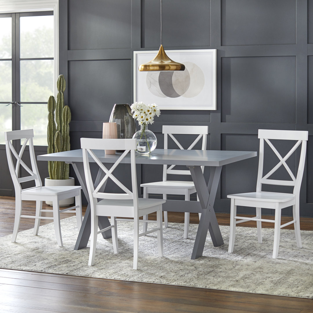 Sanil 4 - Person Dining Set Gracie Oaks