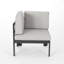 Canapé modulaire d'extérieur en aluminium Dursley