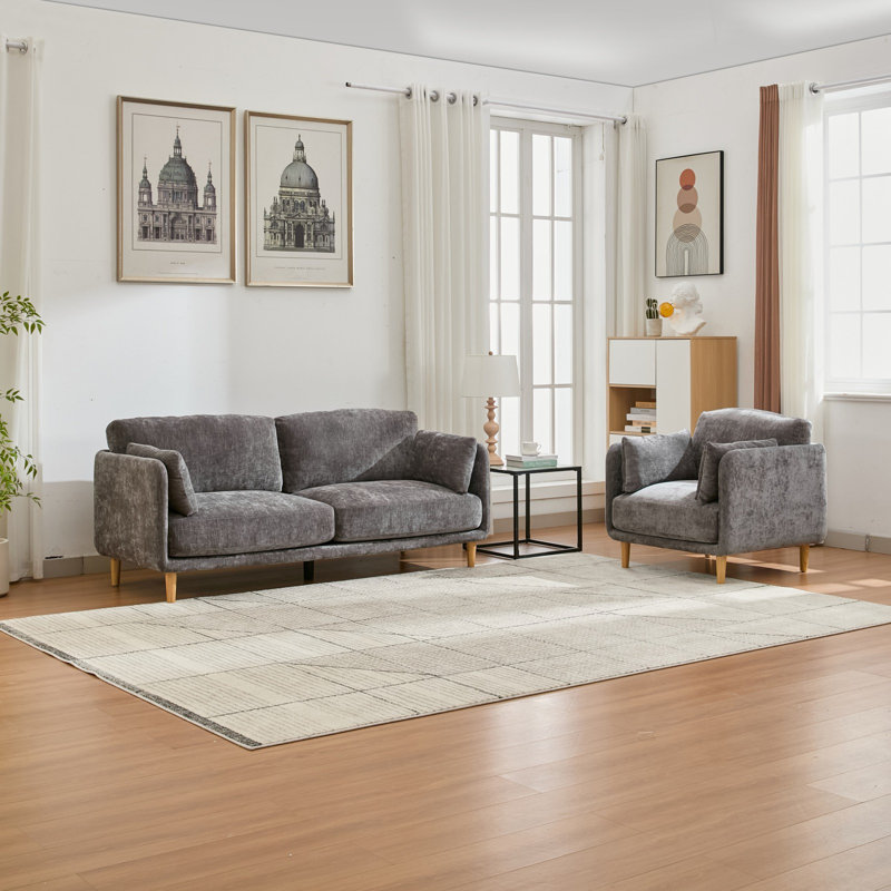4 Seater Fabric Settee