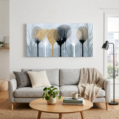 «Abstract Trees», reproduction d'art sur toile, ensemble de 1