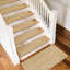 Ensemble de 14 marches d'escalier antidérapantes Rease avec tapis de palier (1 pièce).-583427030