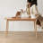 Burlywood Rectangular Solid Wood Dining Table-279196223