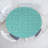 East Urban Home Turquoise Fitted Round Tablecloth Diameter Turquoise Teal-1125389009