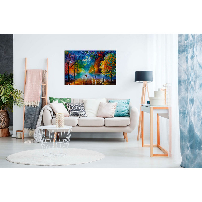 Freshness Of Cold by Leonid Afremov - Wrapped Canvas Painting, 31cm H x 46cm W
