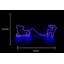 Reindeer with Sleigh Neon Effect Rope Light Silhouette with 90 LEDs-462191136