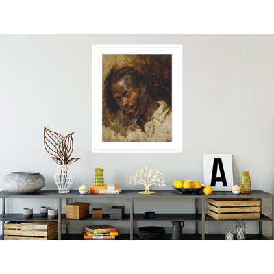 Head of a Moor by Peter Paul Rubens -Framed Giclee Print