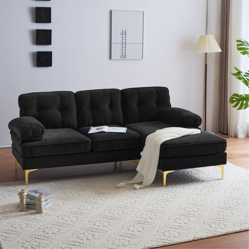 Canapés modulaires modernes en velours pour salon, chambre à coucher