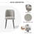 Upholstered Side Chair Dining Chair with Gold Metal Leg (Set of 2)-1962741092