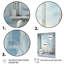 «Winter Window Frozen Glass I», art mural paysage d'hiver-676049494-676049497