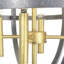 Saturn Chandelier - 18"W