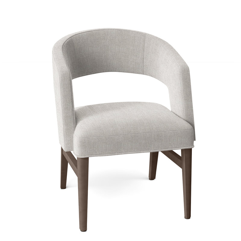 Chaise avec accoudoirs Bryant, Amande chamois, 3156 Lin