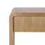 Console moderne à 3 tiroirs avec lattes verticales et conception à bord arrondi pour le couloir derrière le canapé-110183873