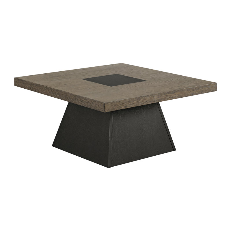 Table basse Cheever en gris et espresso foncé