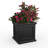 Mayne Fairfield 24x24 Square Indoor And Outdoor Planter – Large Modern Planter Box For Patio, Garden, Or Home Décor – Durable Weather-resistant Design For Flowers And Plants-16442546-29664621