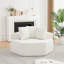 Chaises d'appoint modernes, 54 po Chenille