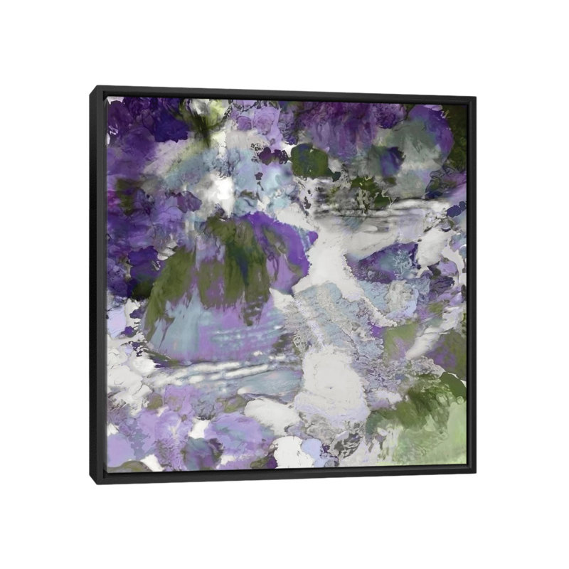 «Dynamic IV», reproduction d'art sur toile, H 18 po x l 18 po x P 1,5 po, Toile avec cadre noir, Pas de tapis