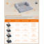 80x75x16cm Cotton Pet Bed-129101197