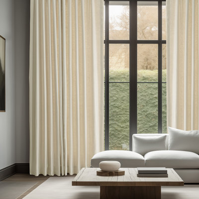 Briella French Linen Room Darkening Curtain