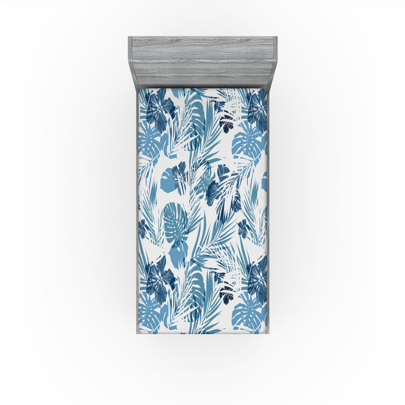 Ensemble de 2 draps-housse Ambesonne, Ensemble de draps pour taille de lit simple TG