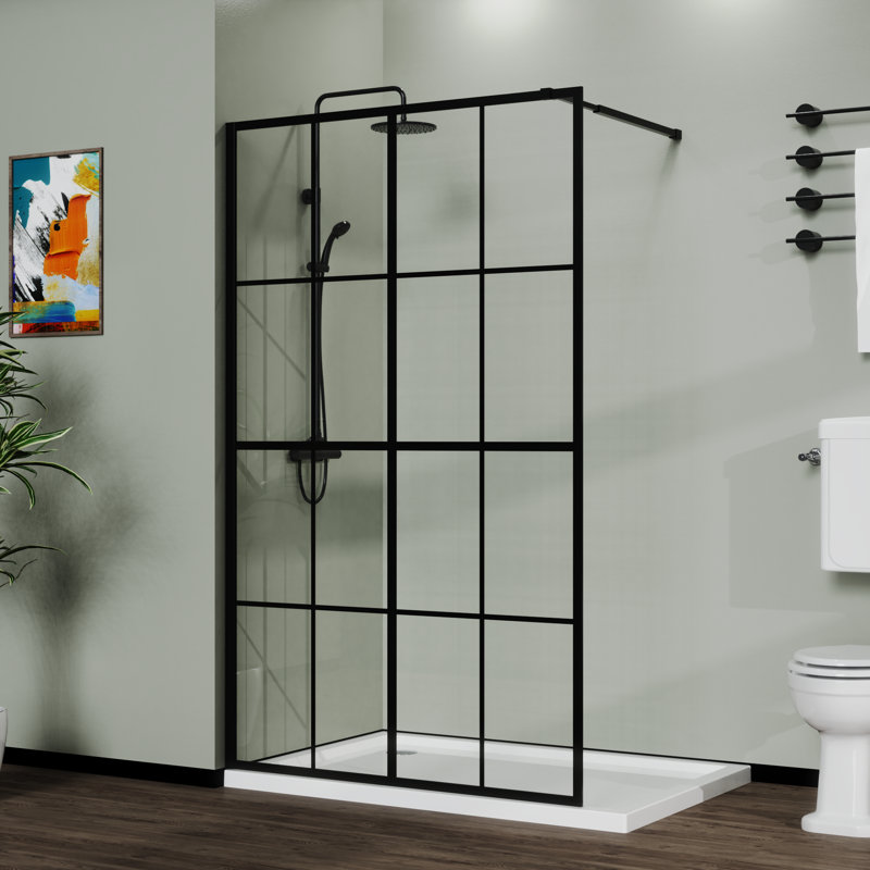 L 46 po x H 72 po Panneau de douche à porte de salle de bain simple, L 46 po x H 72 po