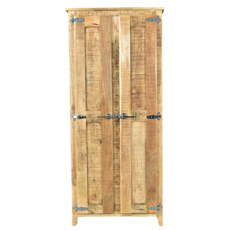 Ottomar 2 Door Solid Wood Wardrobe