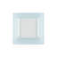 Ensemble de 4 assiettes carrées en verre 6 po x 6 po-110950755