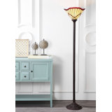 Ortiz 70.5'' Brown Torchiere Floor Lamp