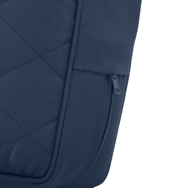Coussin matelassé Montlake Fadesafe, Bleu marine, H 4 po x l 25 po x P 22 po