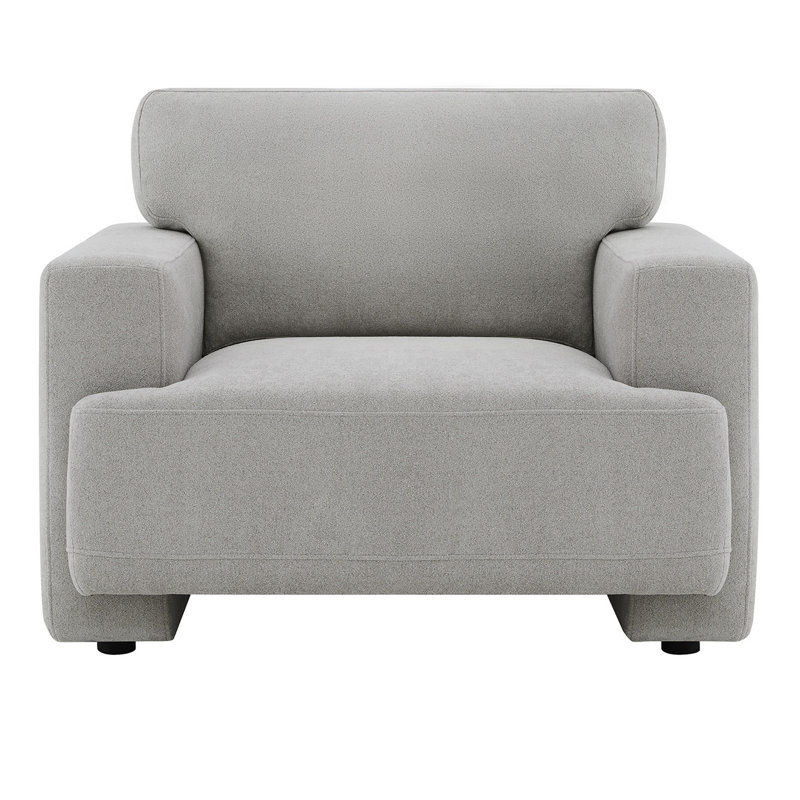 Fauteuil surdimensionné rembourré 42 po Ives, Elite Dove Performance