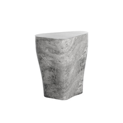 Concrete Outdoor Side Table - Grey
