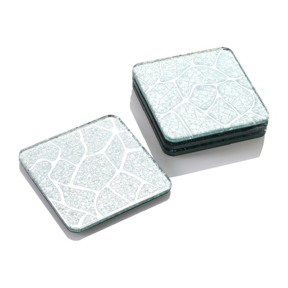 MOSAIC COASTERS set of 4 ceramic coasters