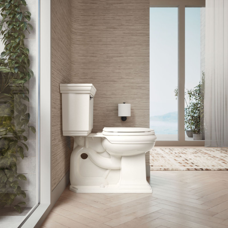 Lustra with Quick-Release Hinges Toilet Seat, Innocent Blush, Round