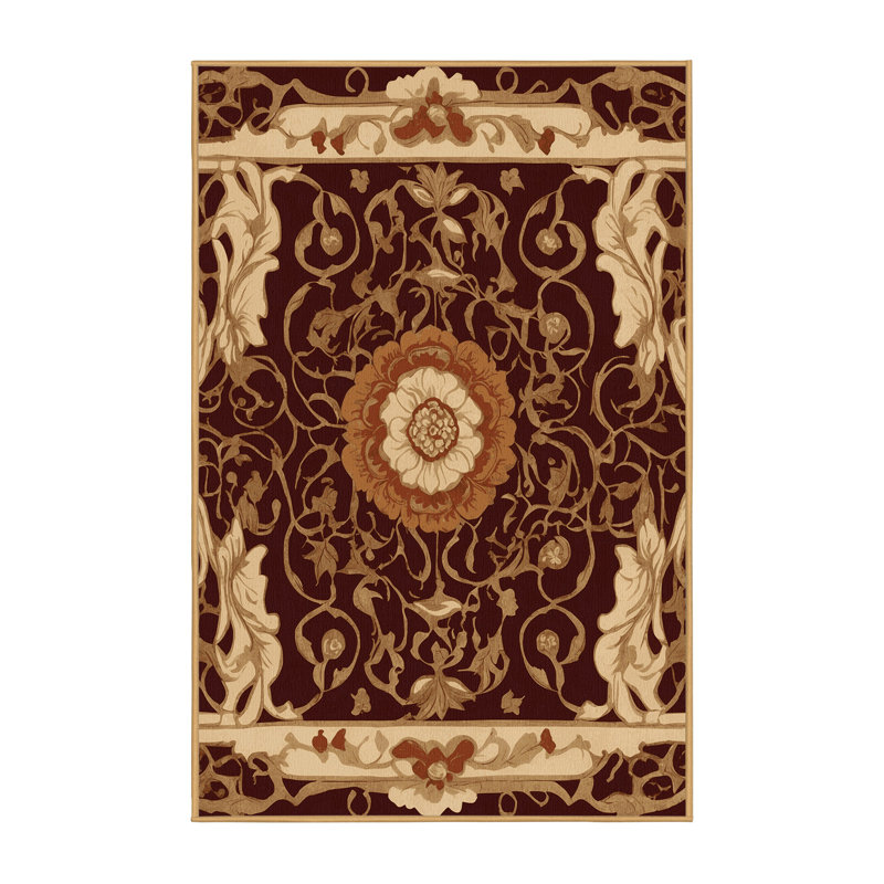 Opulent Scroll Rug, Rectangle 2' x 3'