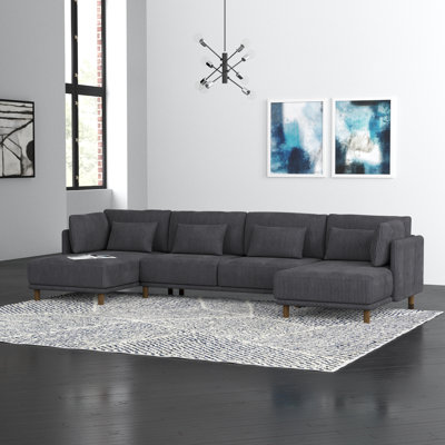 Ashleigh-May Upholstered U-Shaped Sectional Symmetrical