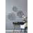Metal Flat Wall Mirror with Hooks