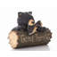  Bear with "Gone Fishing" Sign Statue