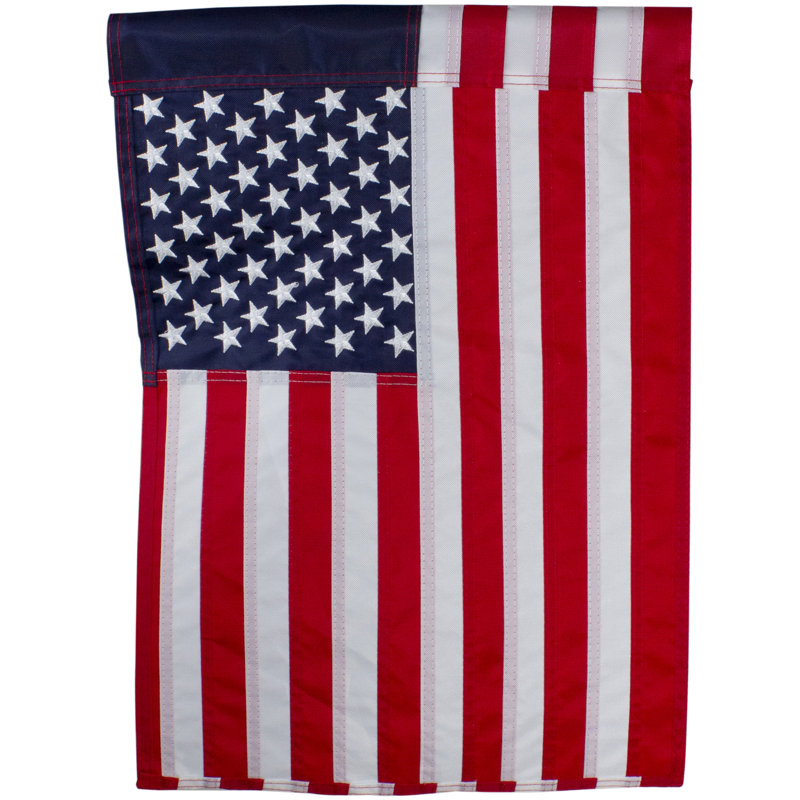Drapeau extérieur Patriotic Americana, H 18 po x l 12,5 po