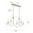 Kaelie 5-light Bulbs Modern Farmhouse Gold Rustic Candle Chandelier Light Fixture