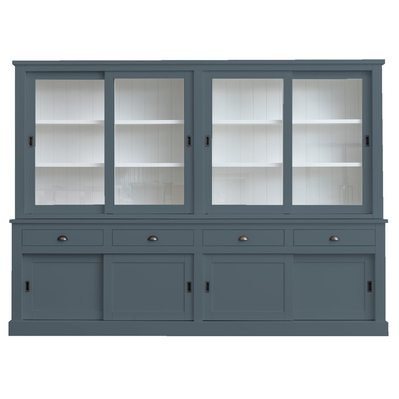 Butler Display Cabinet, Grey 