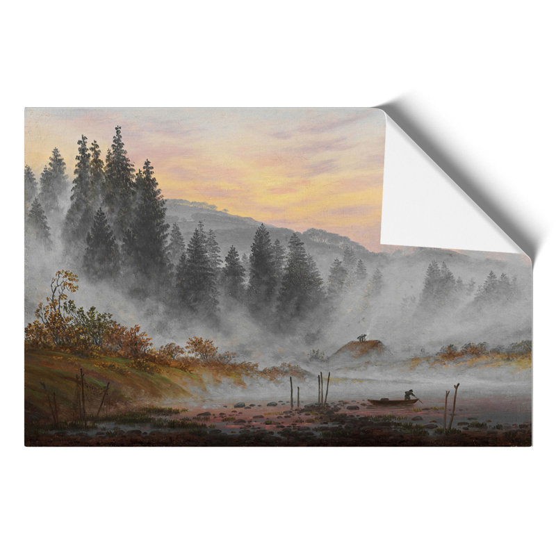 The Morning by Caspar David Friedrich - No Frame Painting, 42cm H x 59cm W x 0.1cm D