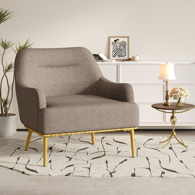 Fauteuil d'appoint Virelli Modern Chenille