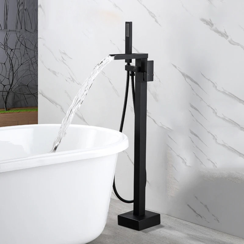 Floor Waterfall Faucet with Diverter