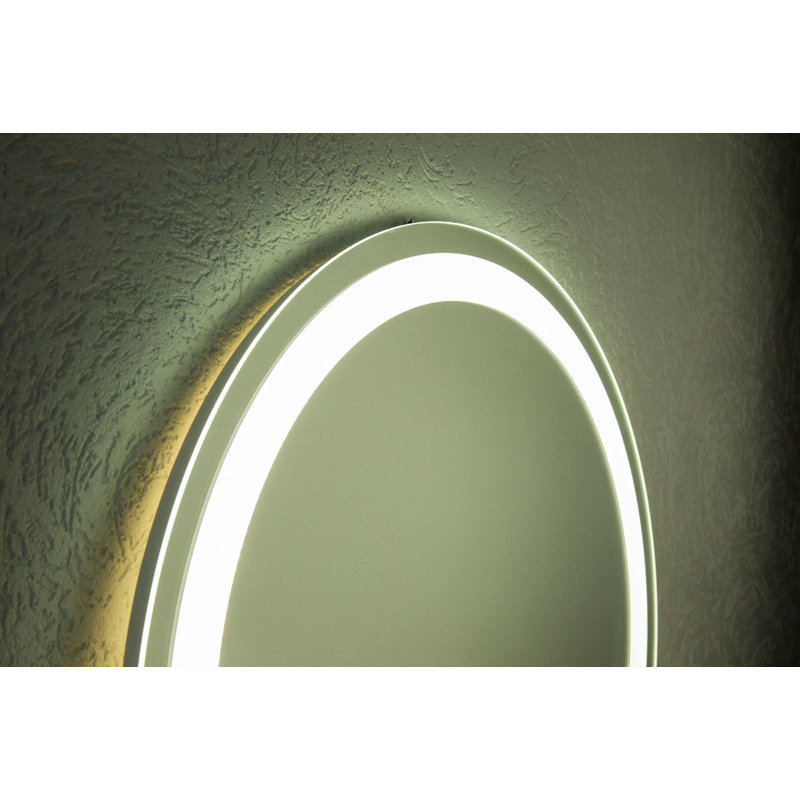 Marharita Composite Round Mirror, 24'' H x 24'' W