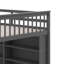 Lit mezzanine Jimmya avec 8 tablettes de rangement ouvertes et échelle intégrée-1712996407-1712996404