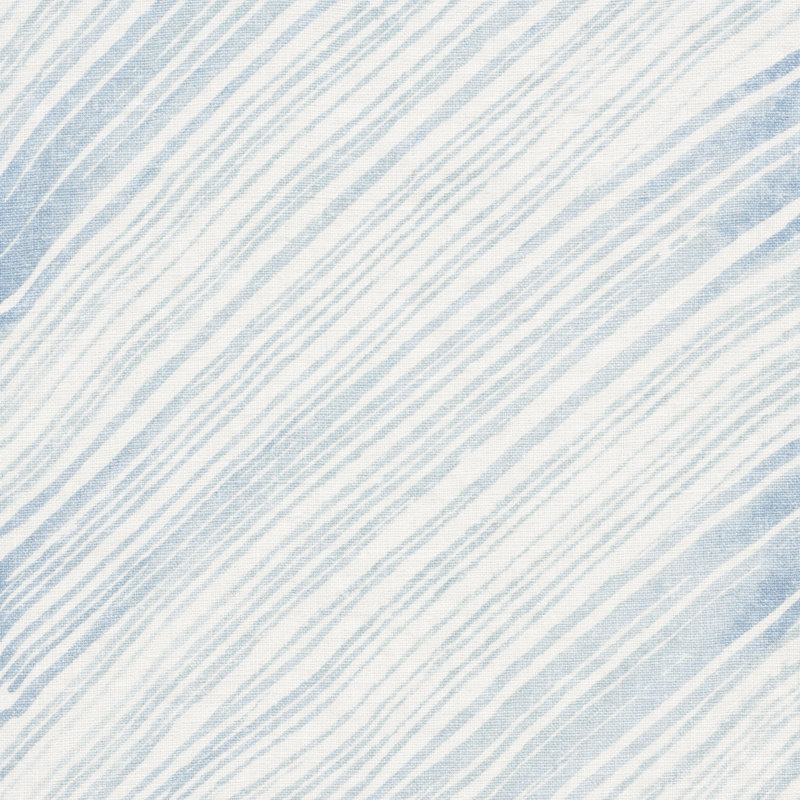 Schumacher x Porter Teleo Harmony Fabric, Sky